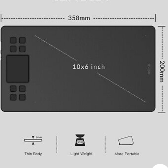 VEIKK A50 Graphics Drawing Pen and Touch Tablet with 8192 Pressure Sensitivity - Picture 5 of 8